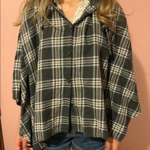 Plaid Cape